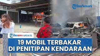 Kebakaran 19 Mobil di Tempat Penitipan Kendaraan Asahan, Sebelumnya Sempat Didatangi Jukir Liar