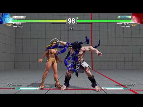 STREET FIGHTER V Karin(me) vs Necalli