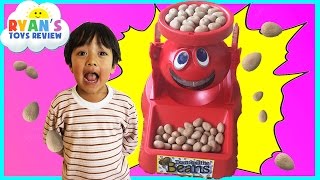 Family Fun Game for Kids Don't Spill the Beans Egg Surprise Toys Frozen Elsa Ryan ToysReview