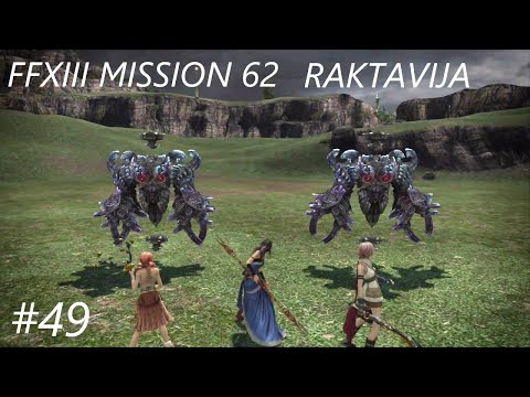 Final Fantasy XIII Full Walkthrough - Part 49 - Post Game Mission 62 Raktavija