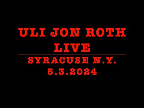 Uli Jon Roth Live In Syracuse [5-3-24] [Full Concert] [4K]