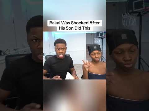 RAKAI shocked after MAKAI acted ZESTY😭😂#rakai #makai #zesty #shock #micrey #kai  #shorts