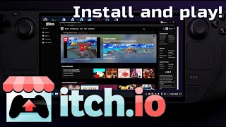 Steam Deck Quickie: Install itch.io Launcher, Download and Play Games!