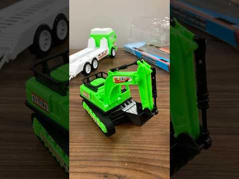 JCB Excavator vs Car Transport Truck Transformers Unboxing & Review Satisfying ASMR #shorts #jcb