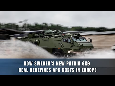 Patria 6x6 Price Shock: Sweden Confirms Under €1.5M Per Unit – Full Analysis