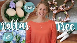 DOLLAR TREE DIYS!  💐 🐰 Farmhouse Spring &amp; Easter Decor (easy!)