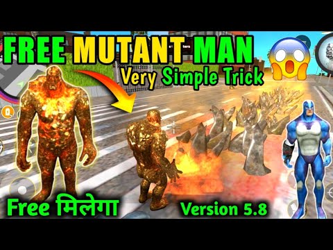 Free Mutant Stone Man in rope hero vice town ||New update ||Version 5.8 ||rope hero vice town