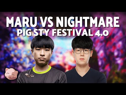 MARU vs NIGHTMARE: GSL GOAT fights for his life! | $10,000 PiGFest 4.0 Ro16 (Bo5 TvP) - StarCraft 2