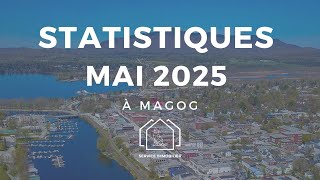STATISTIQUES IMMOBILIÈRES  mai 2025 à Magog  🚀 - Immobilier Estrie