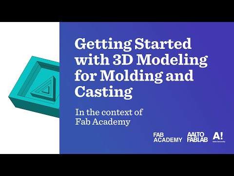 Getting Started with 3D Modeling for Molding and Casting (FreeCAD 0.19.1)