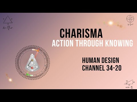 Human Design: Channel of Charisma 34-20 - Energizing Action Through Responsive Presence