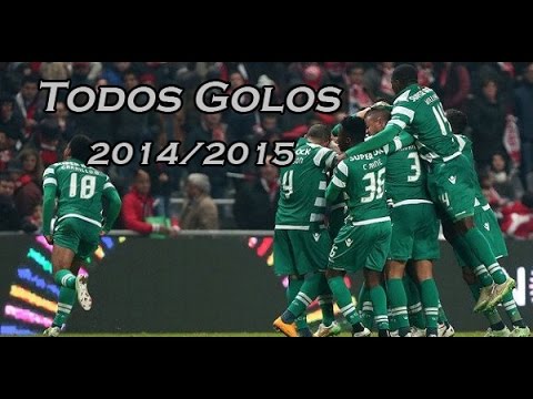 Todos os golos do Sporting na Liga Portuguesa 14/2015 HD