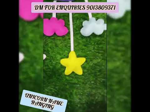 UNICORN NAME HANGING