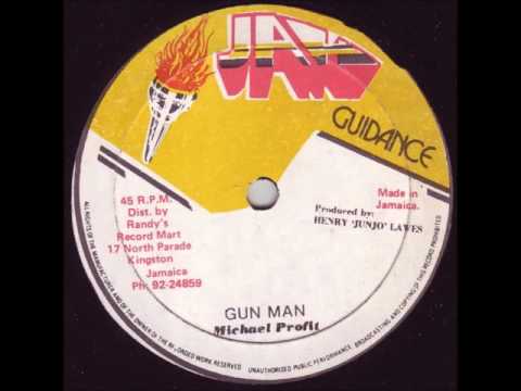 Michael Prophet - Gun Man + Dub - 12" Jah Guidance 1981 - CLASSIC ROOTS 80'S DANCEHALL