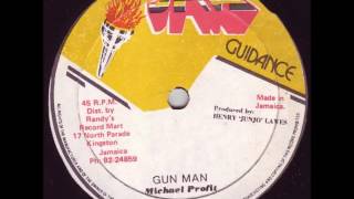 Michael Prophet - Gun Man + Dub - 12" Jah Guidance 1981 - CLASSIC ROOTS 80'S DANCEHALL