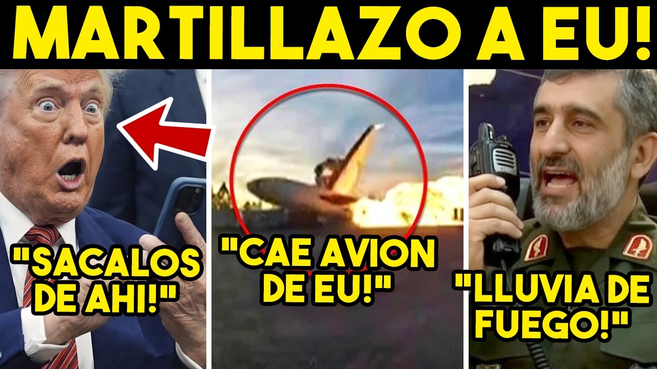 IRAN SACA APLANADORA! FRACASA 4T4QU3, CAE AVION DE EU. TRUMP EN SH0CK, TODO SE SALE MAL. HOY