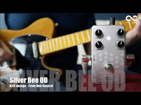 One Control Silver Bee Overdrive OC-SBOD - BJFe Series Effects Pedal for Electric Guitar - NEW! image 5