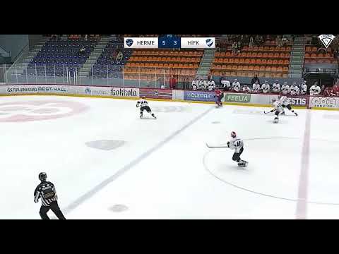 Toms Trockis Goal vs HIFK Ak U18 30.09.2023 | U18 SM-sarja