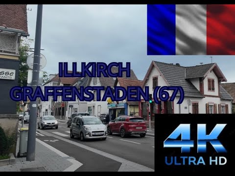 Illkirch Graffenstaden (67) [4k] 207eme video - La banlieue sud de Strasbourg