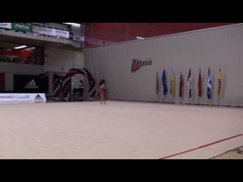 Julia Isabel Oprea Novice Hoop BC 2016 Canadian Championships RG