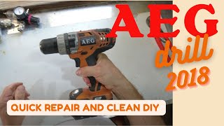 AEG cordless drill 18v bsb18cli fast repair and refresh after 4 years