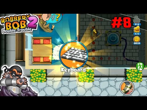 Robbery Bob 2 Seagull Bay level 9 with 3-stars 🌟 #8