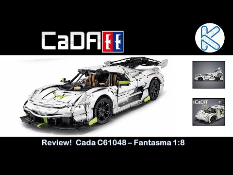 You won't find this much innovation at Lego! Cada C61048w Fantasma (Koenigsegg Jesko)
