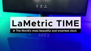 Video thumbnail for Learn why LaMetric TIME is the World’s most beautiful and smartest clock by LaMetric