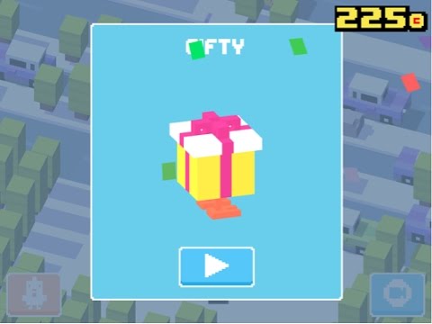 Crossy Road - How to get the "Gifty" character