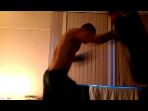 Mustafa Denizkan 20 Second Boxing Drill on Heavy Bag