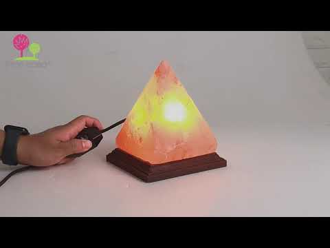 Natural Himalayan Pyramid Salt Lamp