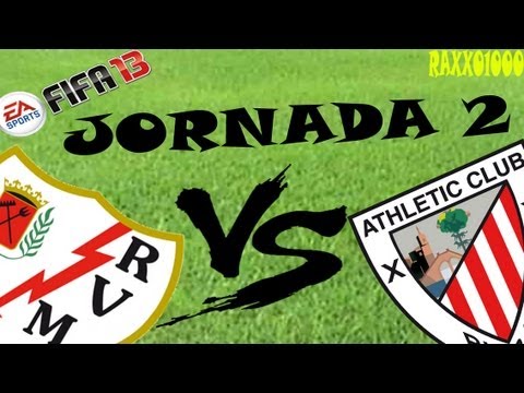 Liga BBVA Atletic bilbao vs Rayo Vallecano Viernes 11 enero 2013 Simulacion Fifa 13