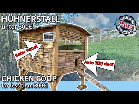 HÜHNERSTALL aus HOLZ 🐔 einfach, günstig, effizient 🐔CHICKEN COOP Tour 🐔  easy, cheap, efficient 🥚🐔