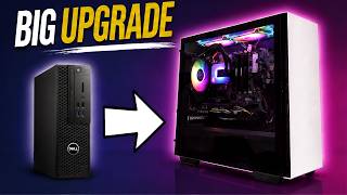 Dell Precision T3420 SFF case swap - Low budget gaming PC build.