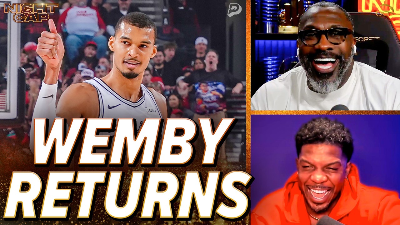 Unc & Iso Joe SOUND OFF On Wemby's Return as Spurs Take 3-1 Lead Over Blazers | Nightcap