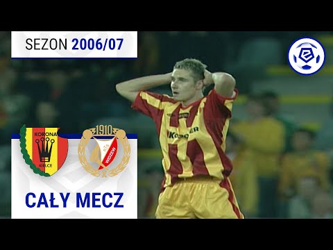 (1/2) Korona Kielce - Widzew Łódź | CAŁY MECZ | Ekstraklasa 2006/07 | 22. Kolejka