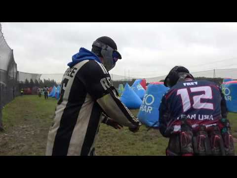 Team USA U19 Paintball vs Italy// I barely make it on the field!??!