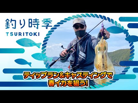 ティップランエギング＆キャスティングで春イカを狙う！（釣り時季/2022年5月8日放送）