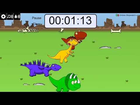 3 Minute Dinosaur Race Timer