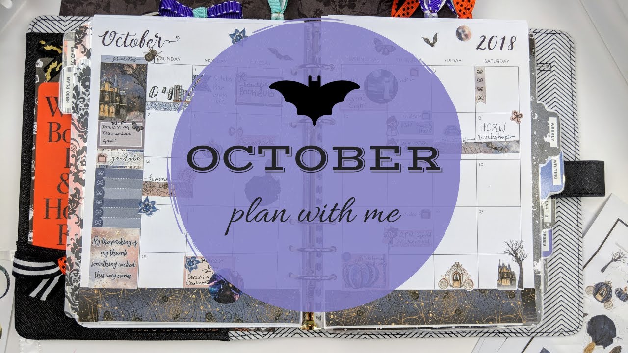 PLAN WITH ME | October 2018 | Kikki K Large A5 Planner