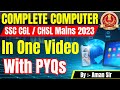 Complete Computer for SSC CGL / CHSL Mains 2023 | Delhi Police | Parmar SSC