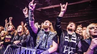 HammerFall: HammerFall live in Scandinavium, Göteborg, Sweden, November 28th, 2015.