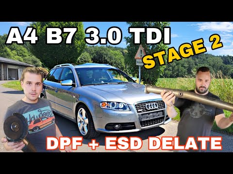 DIESEL mit SOUND?! DPF und ESD Delate - Audi A4 B7 3.0 V6 TDI Stage 2 | WT-GARAGE