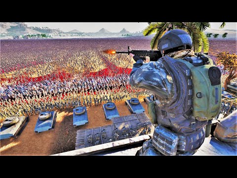 4,000,000 Mongols, Beasts & Zombies Attack Elite Special Forces - Ultimate Epic Battle Simulator 2