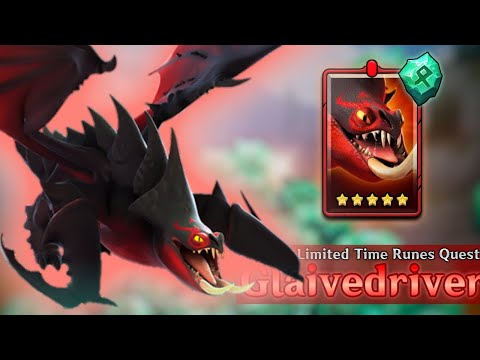 Glaivedriver Limited Runes Event Quest Gameplay | Dragons: Titan Uprising