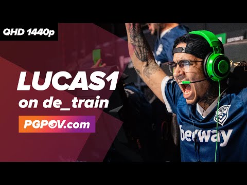 [CSGO POV] LUCAS1 (MIBR) vs Renegades / 24-9 / de_train // Player Settings in desc.