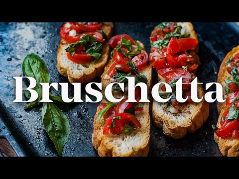 ITALIAN BRUSCHETTA RECIPE | Classic Tomato & Basil Antipasto | Easy Appetizer