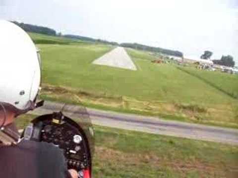 Twinstarr Gyroplane Landing at Mentone
