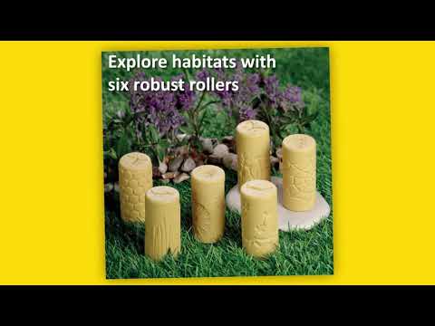 Slide 8 - Nature Dough Rollers, Garden Bugs, Set of 6 (video)