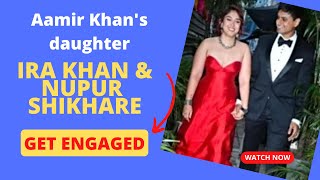 Aamir Khan's Daughter Ira Khan Gets Engaged to Fiancé Nupur Shikhare ♥️ #shorts